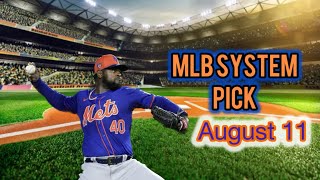 81124 MLB System Pick  Seattle Mariners vs New York Mets [upl. by Eillak]