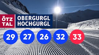 Ski Obergurgl • Blue 29 27 26 32 33 • 7km long 4K [upl. by An]