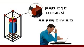 Pad eye design for pressure vessel skid [upl. by Einahpetse]