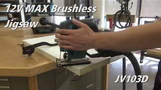 12V Max Brushless DHandle Jigsaw JV103D  Runtime Test [upl. by Eimmit]