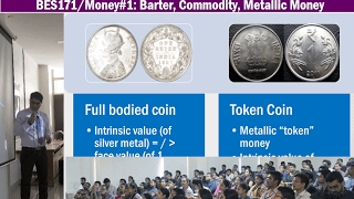 BES171Money1 Functions of Money Full Bodied coins vs Token Coins Debasement Fungibility [upl. by Carlen]