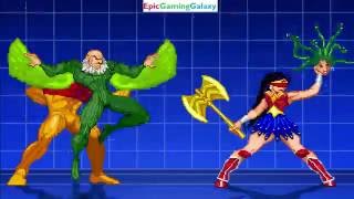 SpiderMan And Wonder Woman VS The Vulture And Major Force In A MUGEN Match  Battle  Fight [upl. by Eckmann]