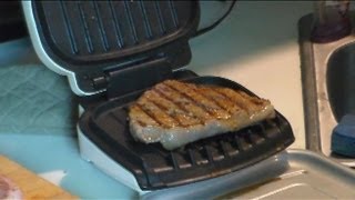 Stereoman Makes Top Sirloin Steak on a George Foreman Grill [upl. by Eido]