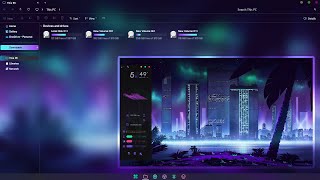 New Vibrant amp Futuristic Windows 11 Theme 2024 [upl. by Stearns703]