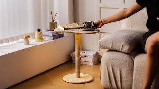 PeaPod Travertine Side Table Assembly [upl. by Dawn978]