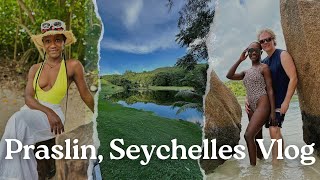 SEYCHELLES VLOG PART 2  CURIEUSE ISLAND  TORTOISE SANCTUARY  ANSE GEORGETTE  TRAVEL  PRASLIN💞 [upl. by Dino]