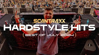 Hardstyle Hits  Best of July 2024 [upl. by Acebber705]