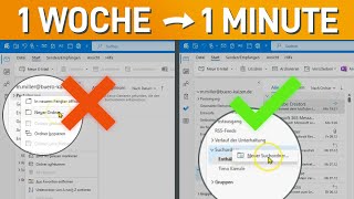 🔥 Outlook Ordnerstruktur Extreme Zeitersparnis dank Automatisierung [upl. by Aibsel43]