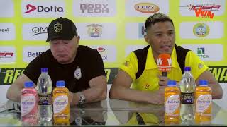 Rueda de prensa de Real Cartagena tras su partido ante Boca Juniors [upl. by Enyawd]