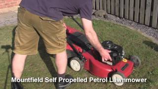 Mountfield Self Propelled Petrol Lawnmower Test Review [upl. by Nylikcaj854]