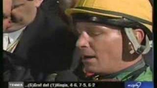 1999 Belmont Stakes Dr Bramlage amp Chris Antley Charismatic [upl. by Frear]