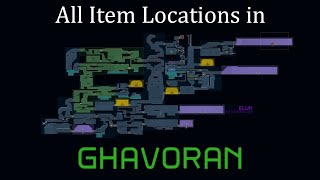 Metroid Dread  Ghavoran All Items [upl. by Adnawal]