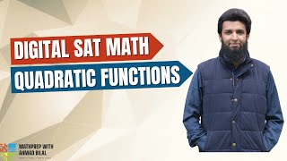 Quadratic Functions  Discriminant  Turning Point  Digital SAT Math  MathPrep with Ahmad Bilal [upl. by Claudy785]