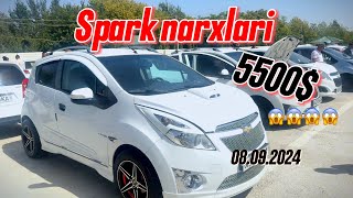 08092024 Soark narxlari Samarqand moshina bozori cobalt spark gentra automobile avto rek [upl. by Eissed]