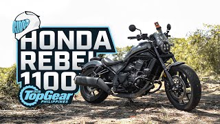 2024 Honda Rebel 1100 review Honda’s P650000 liter bike tested  Top Gear Philippines [upl. by Hakaber]