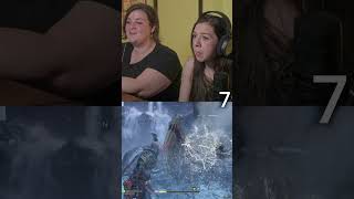 DEFEATING THE VALKYRIE QUEEN godofwar gaming girlgamer shorts kratos comedy sigrun [upl. by Ergener547]