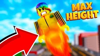 I BROKE the SERVER by Flying to MAX HEIGHT roblox rocket simulator [upl. by Htiel]