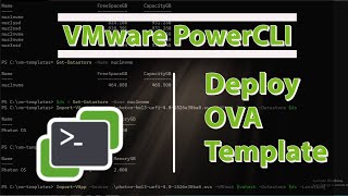 Deploy OVA w PowerCLI [upl. by Hsuk]