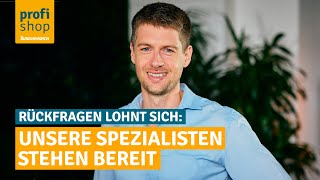 Fachberatung beim Jungheinrich PROFISHOP  Teamleiter Christof Winter im Interview [upl. by Melena]