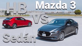 Mazda3 sedán VS Mazda3 hatchback ¿con cuál te quedas Autocosmos [upl. by Aretina]