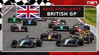 F1 RACE HIGHLIGHTS British Grand Prix [upl. by Aicirpac351]