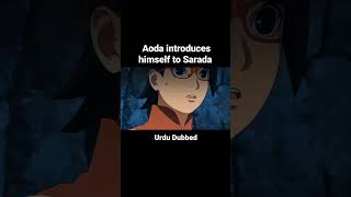 aoda introduces himself to sarada [upl. by Temirf]