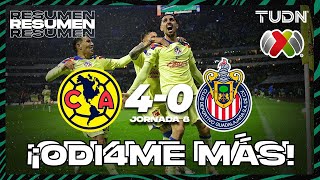 América 40 Chivas  HIGHLIGHTS  América 40 Chivas  AP2023J8  Liga Mx  TUDN [upl. by Gilemette33]