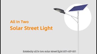 Split solar street light S01 [upl. by Kashden803]