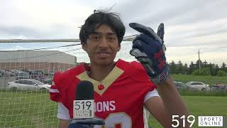 OSFL Football Under 16  Oakville Titans vs Cambridge Lions [upl. by Guerra]