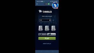 1xbet thimble trick is live [upl. by Ohnuj]