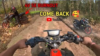 RTR 4V SE BURNOUT 🤩🥰 uncutebiker [upl. by Llenyr237]