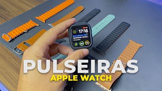 PULSEIRAS para APPLE WATCH  Tipo de pulseira para toda ocasião [upl. by Caddric]