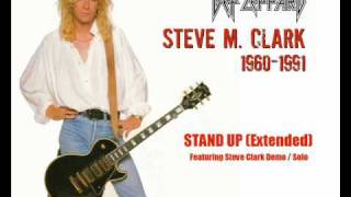 Def Leppard  Stand Up Extended  Featuring Steve Clark Demo  Solo [upl. by Cottrell990]