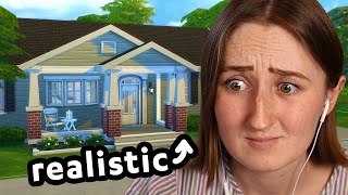 building the most realistic house possible in the sims [upl. by Perreault]