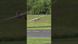 B24 Liberator coming in for a smooth landing on a windy day [upl. by Disini]