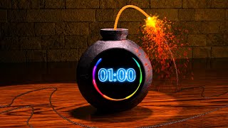 1 Minute Timer Bomb 3D TIMER 💣 [upl. by Linker]