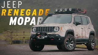 Jeep levantadão recebe guinchos elétricos pneus e rodas maiores Renegade MOPAR [upl. by Ettezel]