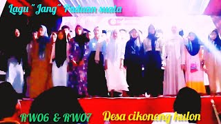 lagu sunda paduan suara membawakan lagu quotjangquot oleh RW06 danRW07 [upl. by Furlong139]