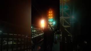 Top Thrill Dragster Cedar Point At Dark cedarpoint intamin topthrilldragster [upl. by Alletsirhc971]