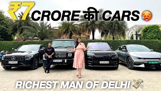 ₹7 CRORE CAR COLLECTION IN INDIA  SAURABH AHUJA GARAGE TOUR 🖤 [upl. by Akinaj]