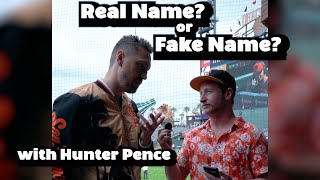 Most Ridiculous Names of Baseball with Hunter Pence [upl. by Freeborn]