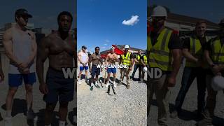 Who is Stronger  Construction Workers or Bodybuilders [upl. by Bebe954]