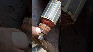 Armature Damage commutator Repair shorts youtubeshorts [upl. by Carny]