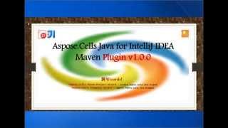 AsposeCells Java for IntelliJ IDEA Maven  Plugin v1000 Released [upl. by Eniamraj]