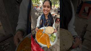 Cute Didi Selling 50₹ Rupees Thali😍😋❤️shorts trending smile youtubeshorts [upl. by Aicylla645]