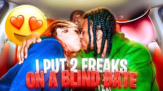 I put TWO freaks on a blind date😍💦 GONE RIGHT blinddate jubileestackotm [upl. by Brietta]