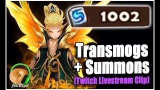 SUMMONERS WAR  Transmogs  Summons Twitch Livestream Clip [upl. by Boak]