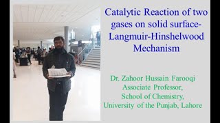 Surface Chemistry Lecture 08 Catalytic reaction of two gases on solid surface [upl. by Foushee389]