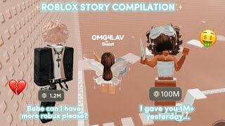 Roblox stories be like COMPLITATION💫🤩🤔 [upl. by Caddric]