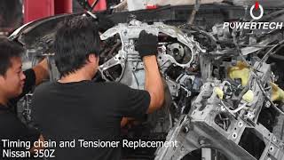 Nissan 350Z Timing Chain and Tensioner Replacement [upl. by Shara]